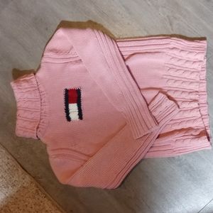 Womans Pink Tommy Sweater